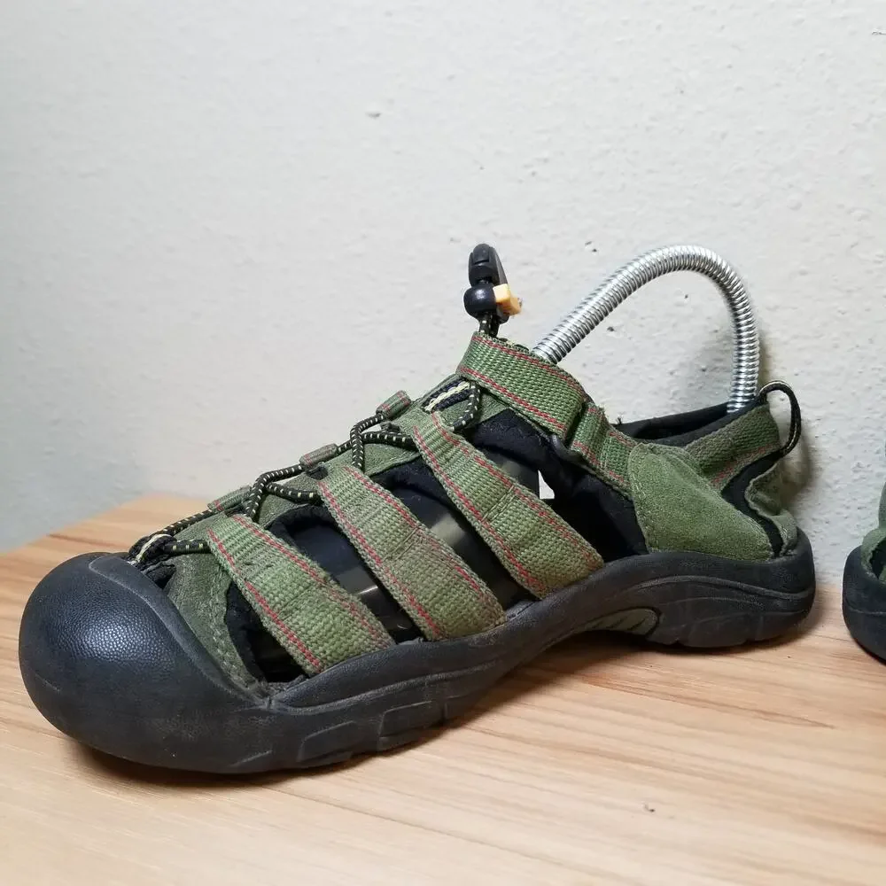 Keen Kids‎ Size 4 Newport Water Sandals Olive Green Outdoor Hiking Shoe Gorpcore